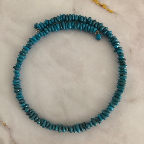 Vintage Y2K Blue Shell Choker - Picture 2 of 3